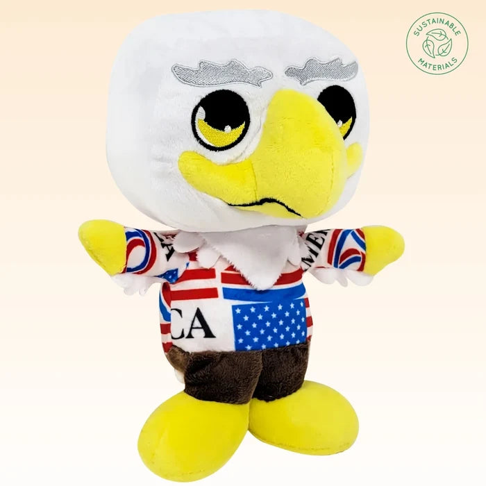 Grovii 8 Inch Midori Plushie Toy - America 250 American Eagle
