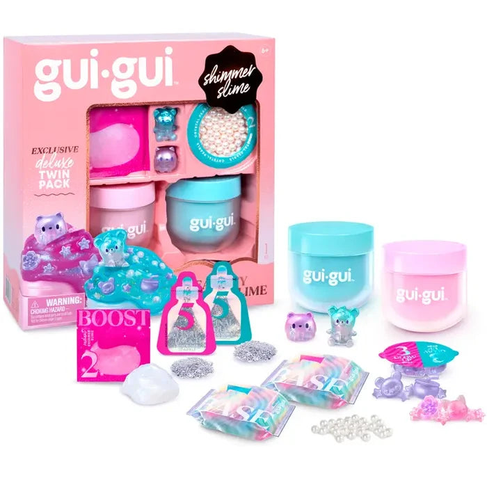 Gui Gui Shimmer Deluxe Duo Slime Kit - 2 Pack