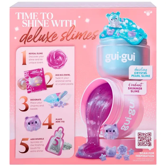 Gui Gui Shimmer Deluxe Duo Slime Kit - 2 Pack