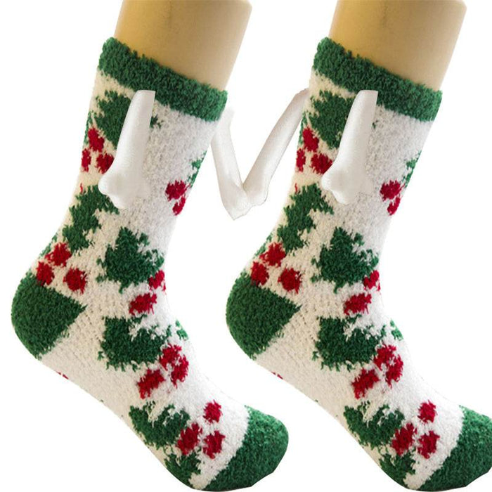 Hand - In - Hand Mangetic Christmas Socks - Goodlifebean