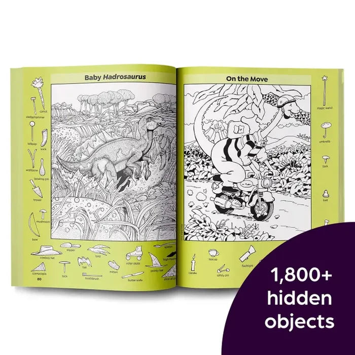 Highlights Hidden Pictures: Dinosaur Puzzles Activity Book