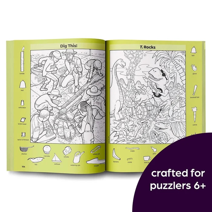 Highlights Hidden Pictures: Dinosaur Puzzles Activity Book