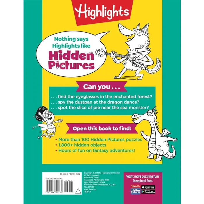 Highlights Hidden Pictures: Enchanted Fantasy Puzzles Activity Book