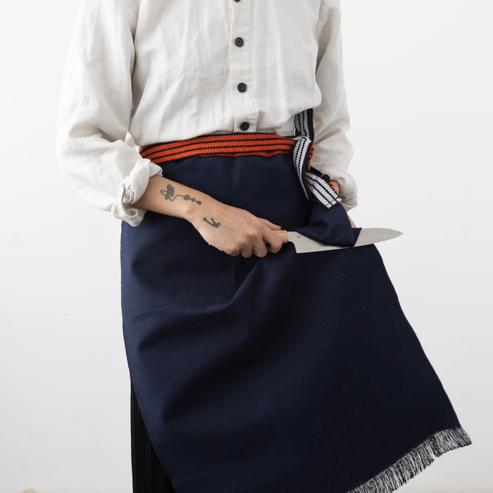 Homaekake Apron - Navy - tortoise general store