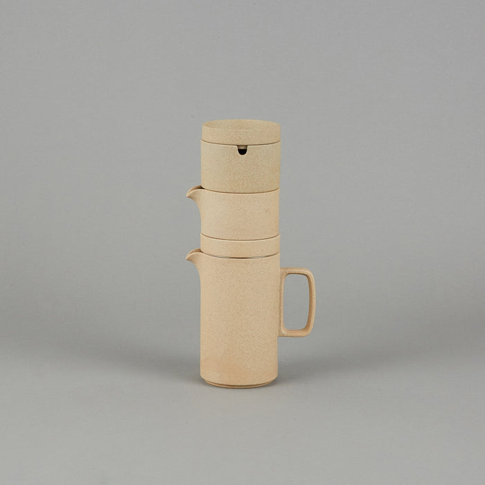 HP037 - Tea Pot Tall with Stainless Strainer Natural - tortoise general store