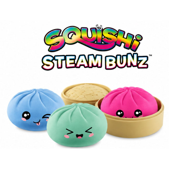 Incredible Play Squishi Steam Bunz - Dumpling Squishy Sensory Toy