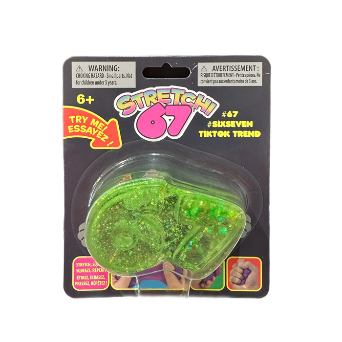 Incredible Play Stretchi 67 Glitter Maltose 3 Inch Squishy Sensory Toy