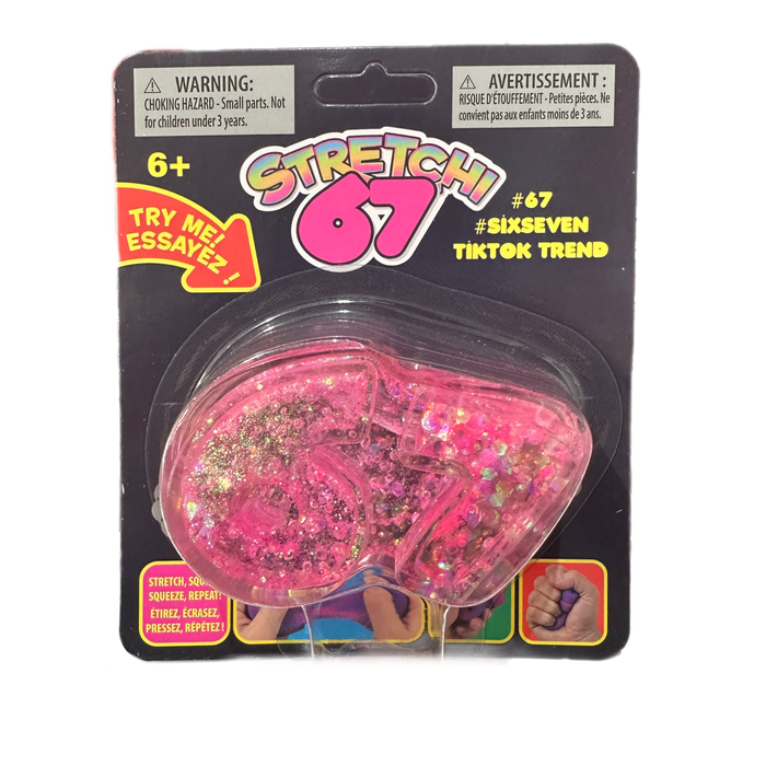 Incredible Play Stretchi 67 Glitter Maltose 3 Inch Squishy Sensory Toy