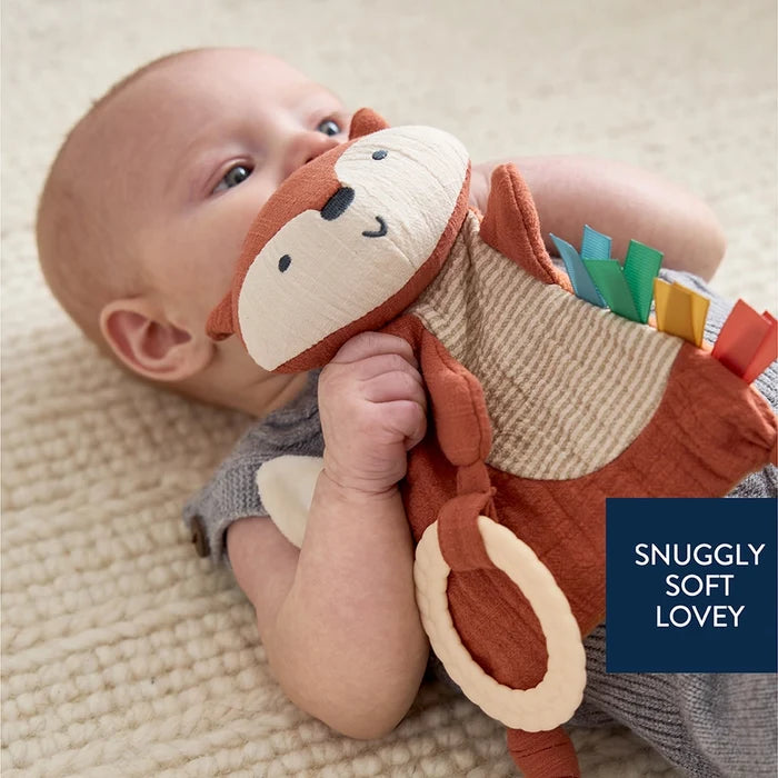 Itzy Ritzy Bitzy Crinkle™ Fox Plush Teether Toy