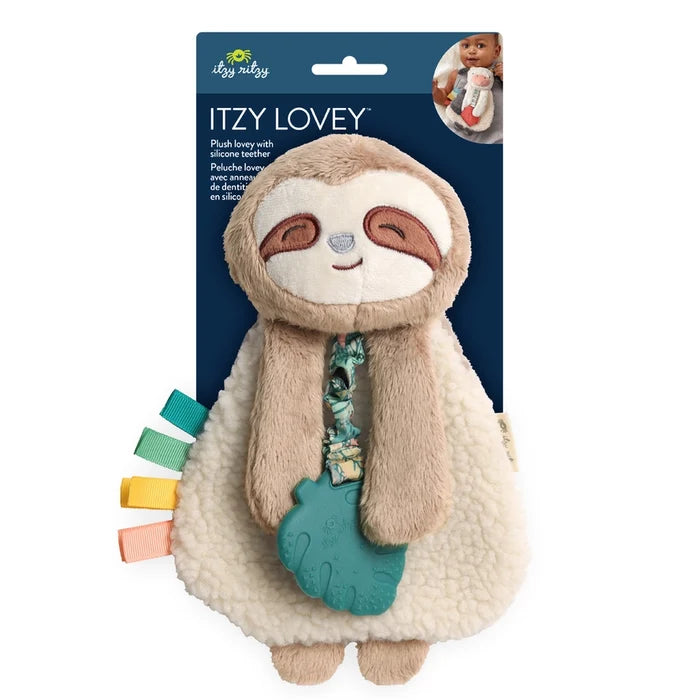 Itzy Ritzy Itzy Friends Lovey™ Sloth Plush Teether Toy