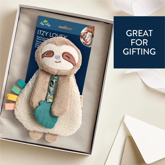 Itzy Ritzy Itzy Friends Lovey™ Sloth Plush Teether Toy