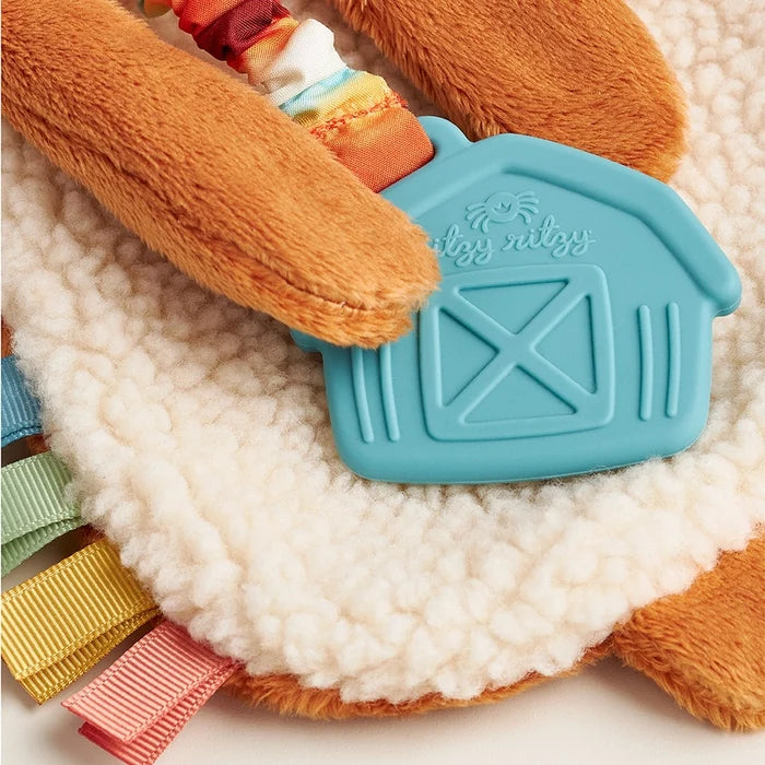 Itzy Ritzy Itzy Friends Lovey™ Wyatt Highland Cow Plush Teether Toy