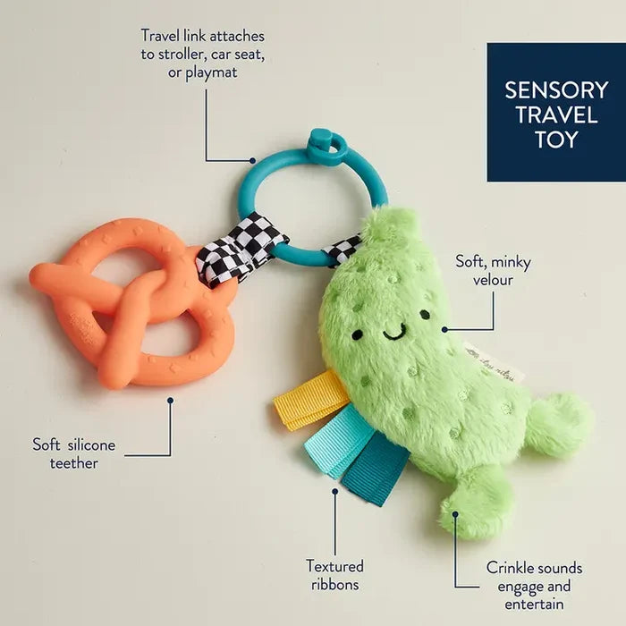 Itzy Ritzy Itzy Pal™ Parker Pickle Plush Toy with Teether