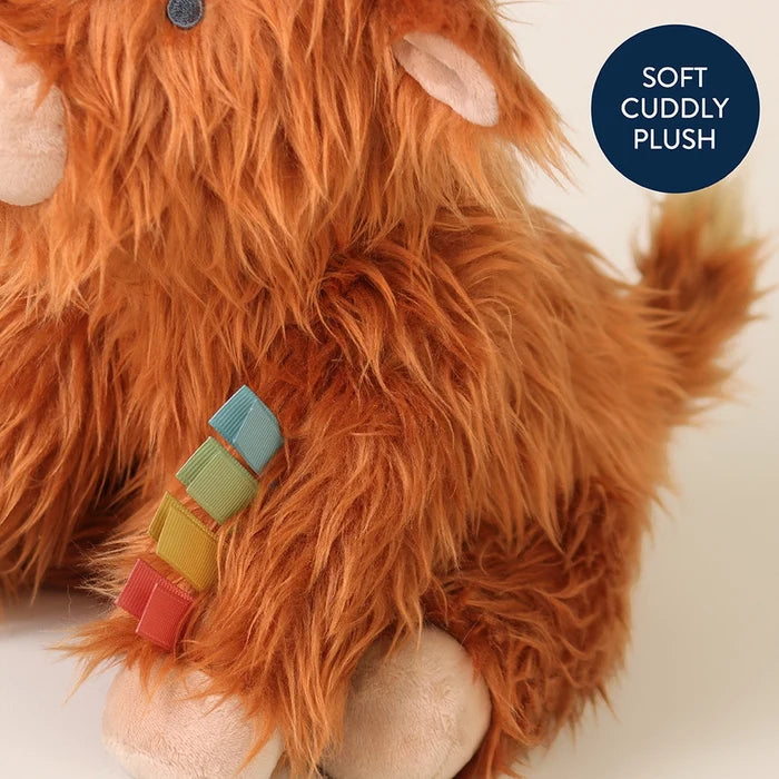 Itzy Ritzy Sweetie Snuggles™ Highland Cow Plush Toy