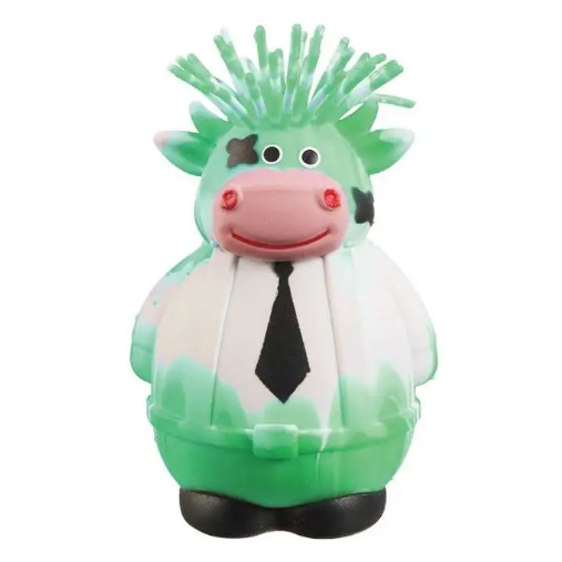 Ja-Ru Irre-Squish-Tible! 4 Inch Corporate Cow Squishy Sensory Toy