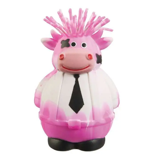 Ja-Ru Irre-Squish-Tible! 4 Inch Corporate Cow Squishy Sensory Toy