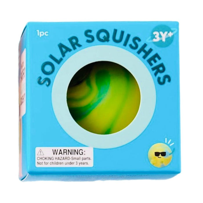 J'adore 2.5 Inch Solar Squishers Squishy Fidget Sensory Toy - YELLOW