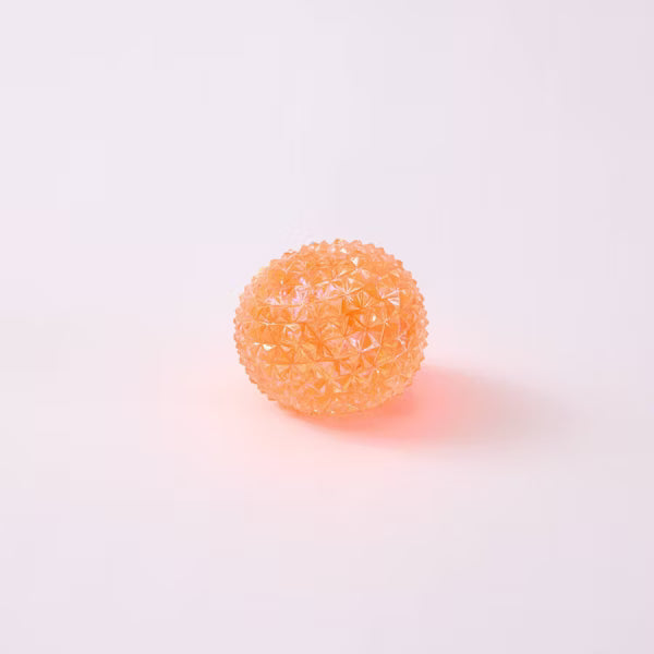 J'adore 2.5 Inch Spiky Orb Squishy Fidget Sensory Toy - ORANGE
