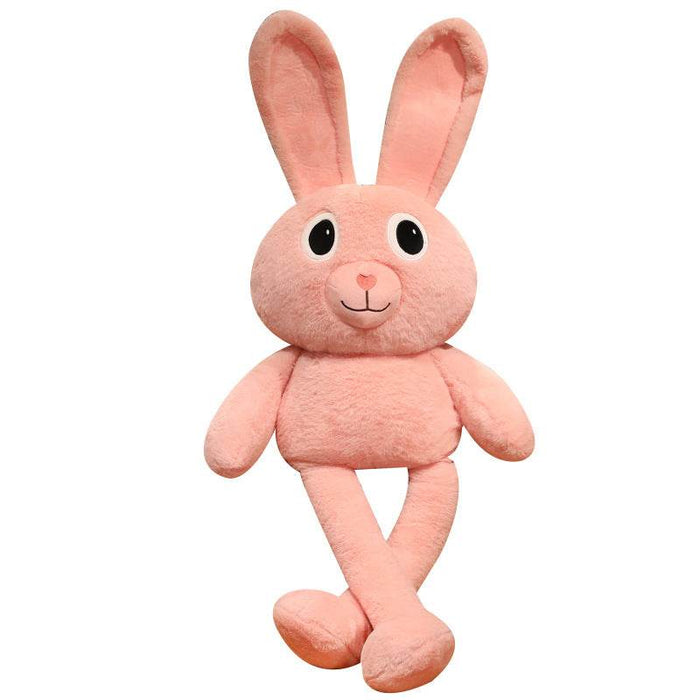 Kawaii Pink Floppy Eared Stuffed Bunny Plushie - Goodlifebean Stuffed Animals