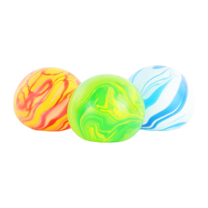 Keycraft 2.5 Inch Glow in the Dark Super Squidge Ball Squishy Sensory Toy - Assorted