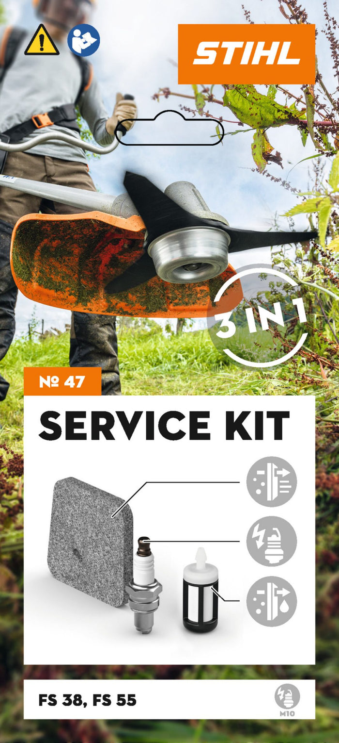 KIT SERVICE STIHL - N° 47 - POUR DÉBROUSSAILLEUSES FS 38 et FS 45