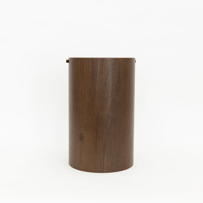 Lidded Waste Basket Walnut | Tortoise General Store