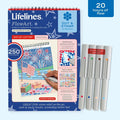 Lifelines FlowArt Dot-By-Letter - Americana - Meditative Art