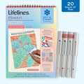 Lifelines FlowArt Dot-By-Letter - Botanicals - Meditative Art