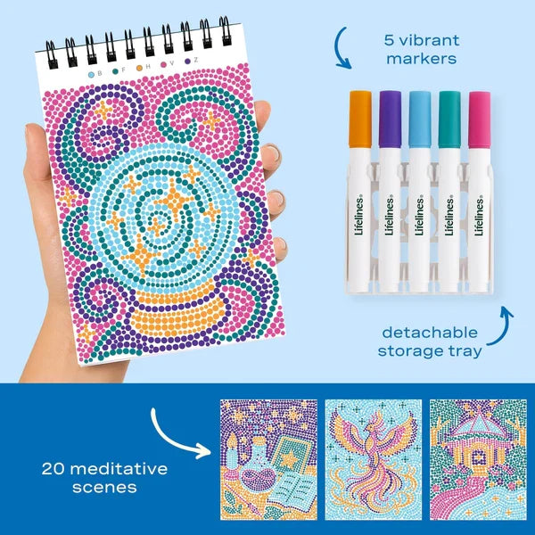 Lifelines FlowArt MINI Dot-By-Letter - Enchanted Magic - Meditative Art