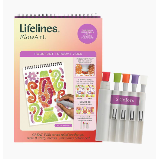 Lifelines FlowArt Pogo Dot - Groovy Vibes - Meditative Art