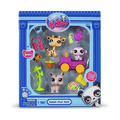 Littlest Pet Shop Gen 7 Safari Play Pack - #53 Giraffe, #54 Monkey, #55 Rhino - Owl & Goose Gifts