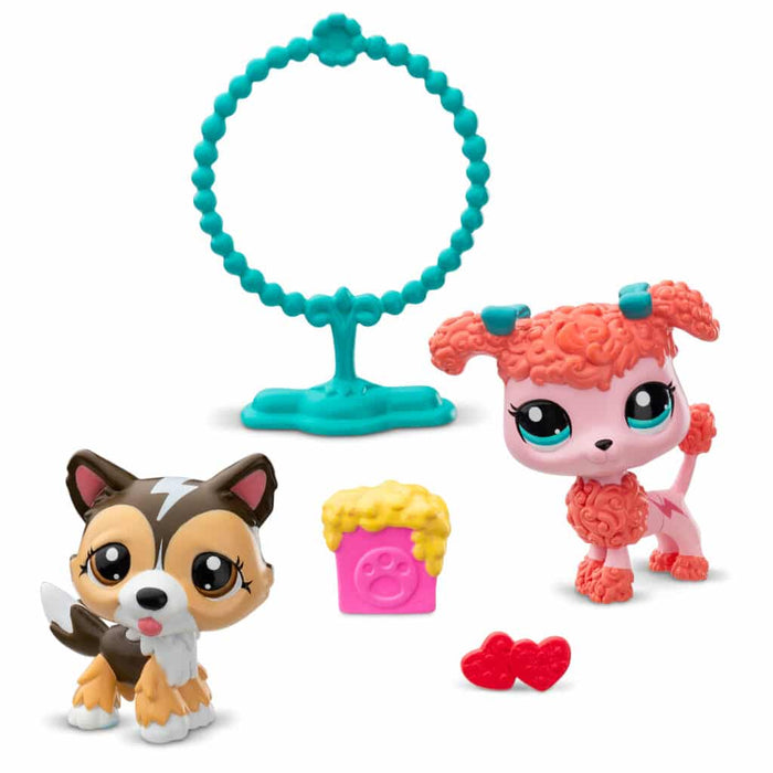 Littlest Pet Shop Gen 7 Series 2 Pet Pairs - Sheltie #88 and Poodle #89 - Owl & Goose Gifts