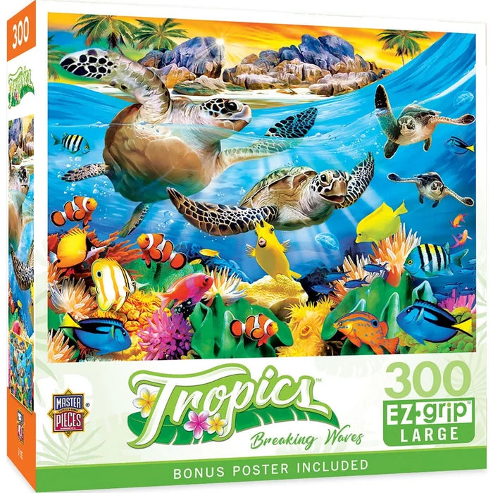 MasterPieces Breaking Waves - 300 Piece EZ Grip Jigsaw Puzzle