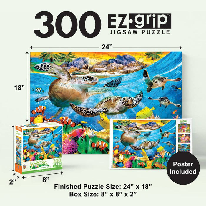 MasterPieces Breaking Waves - 300 Piece EZ Grip Jigsaw Puzzle