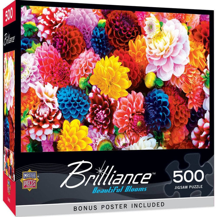 MasterPieces Brilliance Beautiful Blooms - 500 Piece Jigsaw Puzzle