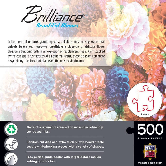 MasterPieces Brilliance Beautiful Blooms - 500 Piece Jigsaw Puzzle