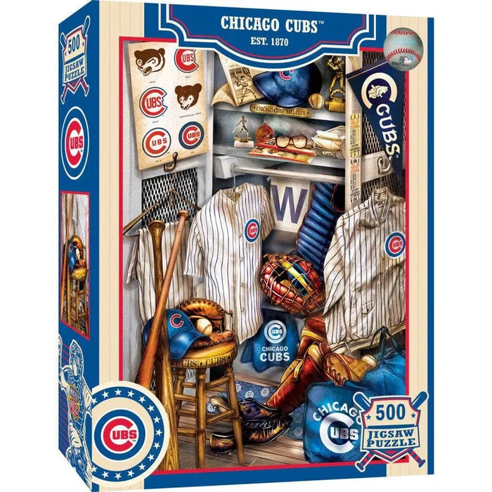 MasterPieces Chicago Cubs Locker Room - 500 Piece Jigsaw Puzzle