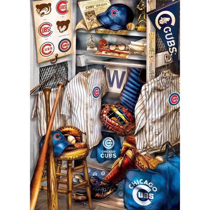 MasterPieces Chicago Cubs Locker Room - 500 Piece Jigsaw Puzzle
