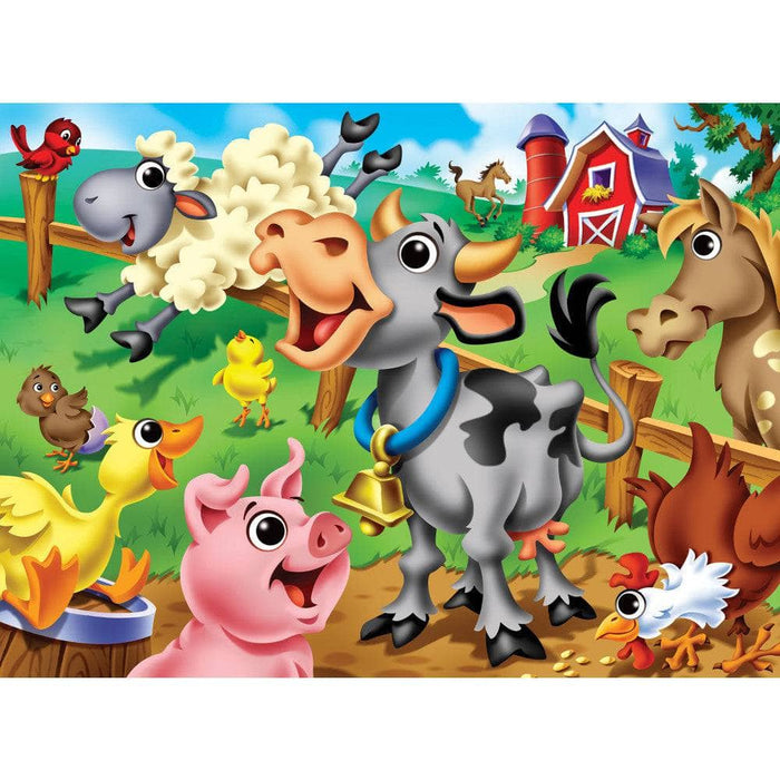 MasterPieces Googly Eyes Farm Animals - 48 Piece Jigsaw Puzzle