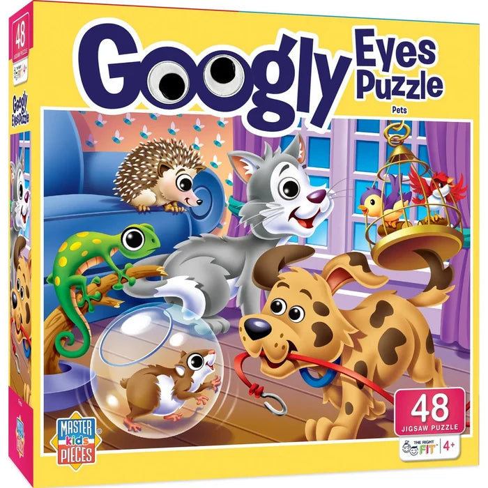 MasterPieces Googly Eyes Pets - 48 Piece Jigsaw Puzzle