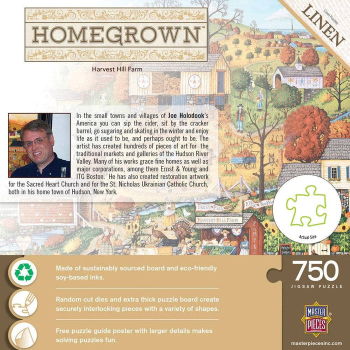 MasterPieces Homegrown Harvest Hill Farm - 750 Piece Jigsaw Puzzle