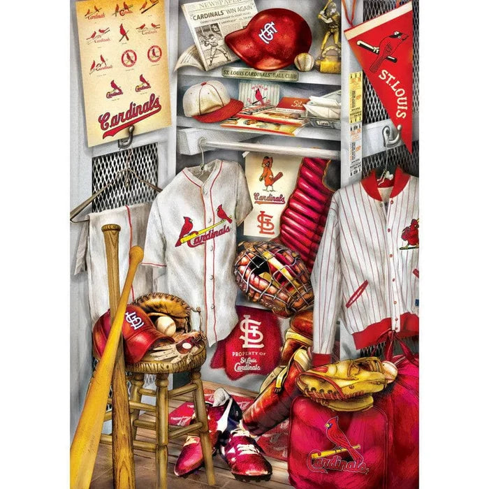 MasterPieces St. Louis Cardinals Locker Room - 500 Piece Jigsaw Puzzle