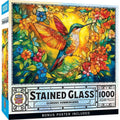 MasterPieces Stained Glass Glorius Hummingbird - 1000 Piece Jigsaw Puzzle