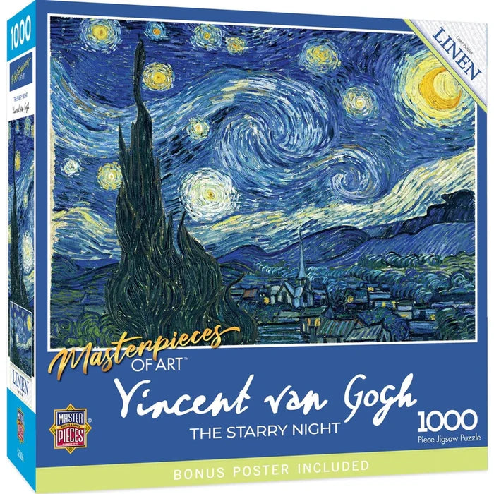 MasterPieces Vincent Van Gogh's Starry Night - 1000 Piece Jigsaw Puzzle
