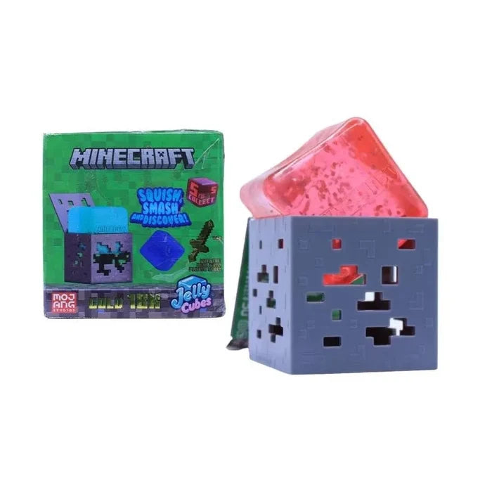 Minecraft Jelly Cube 2.5 Inch Squishy Sensory Fidget Toy - Assorted