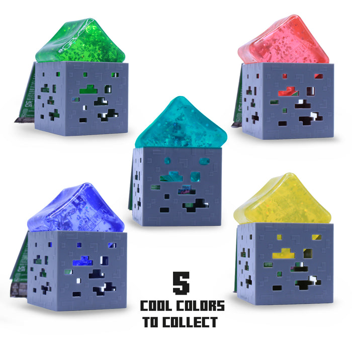 Minecraft Jelly Cube 2.5 Inch Squishy Sensory Fidget Toy - Assorted