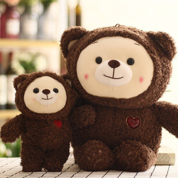 Mini Fuzzy Brown Teddy Bear - Goodlifebean Stuffed Animals