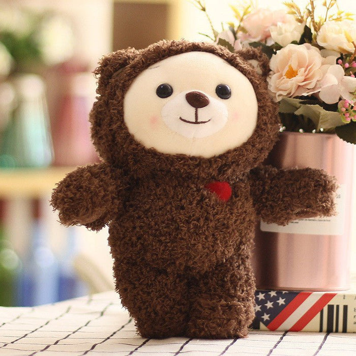 Mini Fuzzy Brown Teddy Bear - Goodlifebean Stuffed Animals