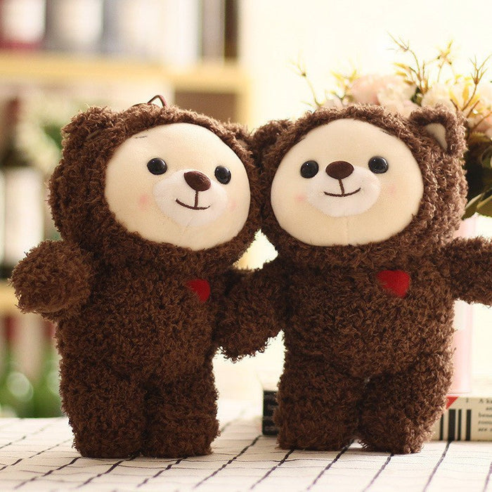 Mini Fuzzy Brown Teddy Bear - Goodlifebean Stuffed Animals