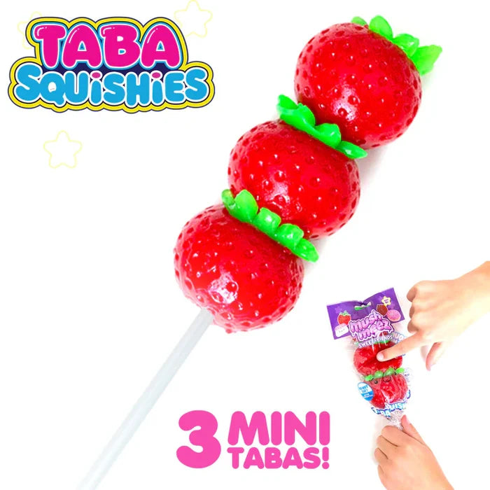Mushmeez Sweet Friends Stacked TABA Squishies - Strawberry
